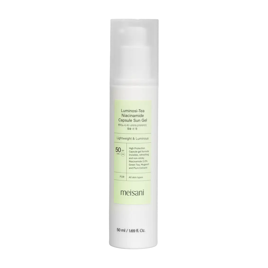 Luminosi-tea Niacinamide Capsule Sun Gel SPF50