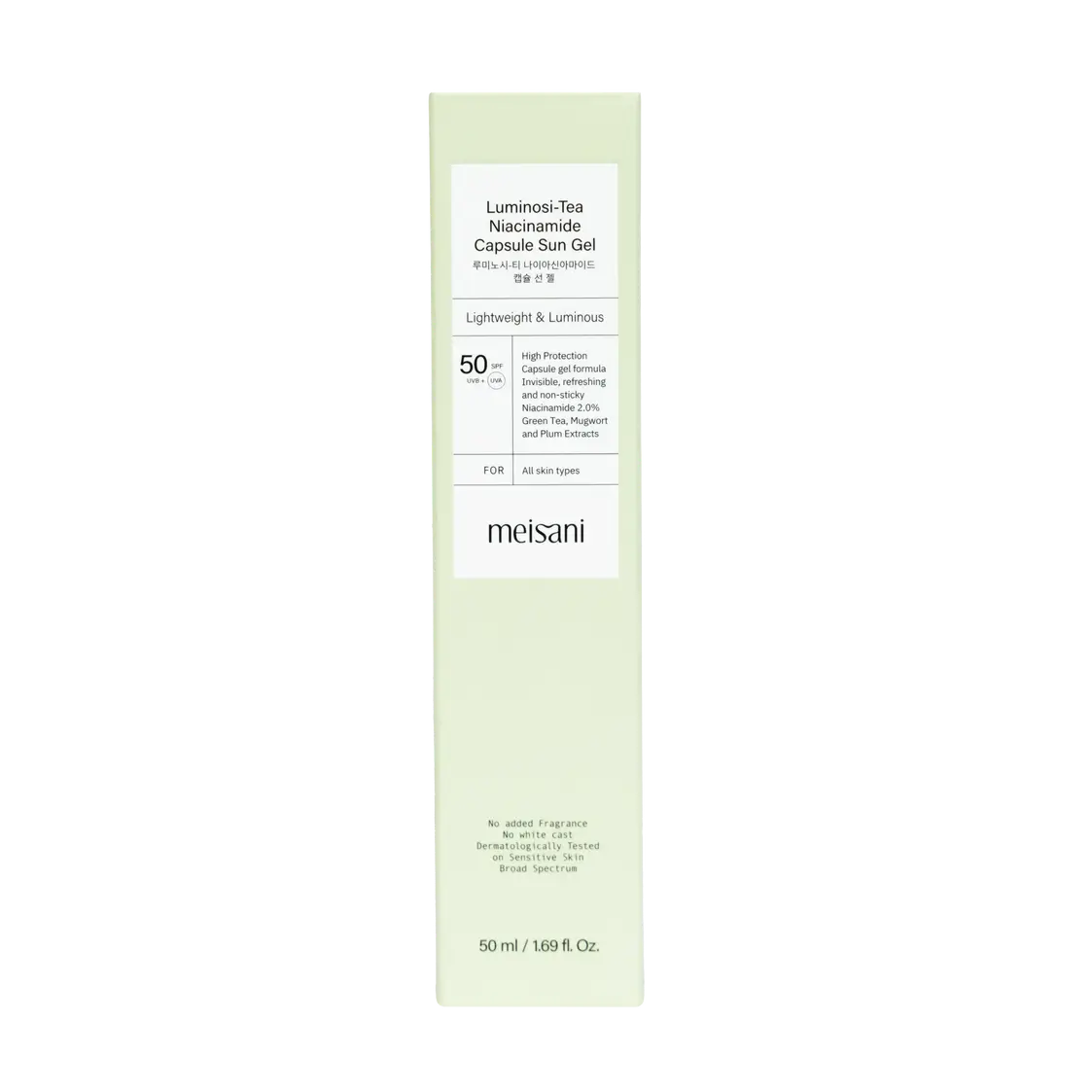 Luminosi-tea Niacinamide Capsule Sun Gel SPF50