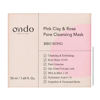Pink Clay & Rose Pore Cleansing Mask